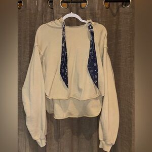 Free People Bandana Hoodie